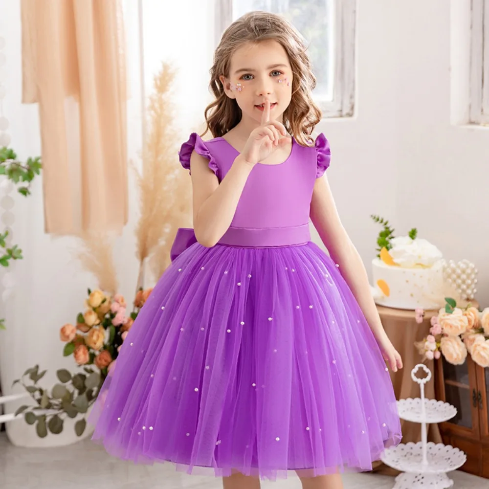 Kids Dresses for Girls Clothes Children's Clothing Fairy Princess Girls Dress Dance Wear Stage Party Lace Cosplay Costumes - Image 4