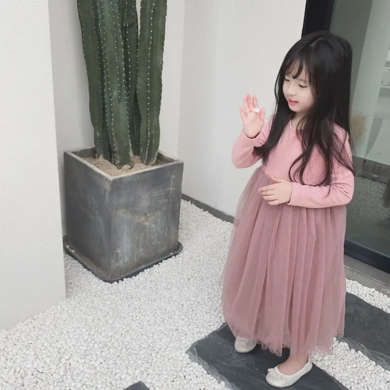 2025 Autumn Girls' Australian Fleece Long Sleeve Puffy Tulle Princess Dress Soft Skin-Friendly Kids Clothing for 4-12 Years Old - Image 5